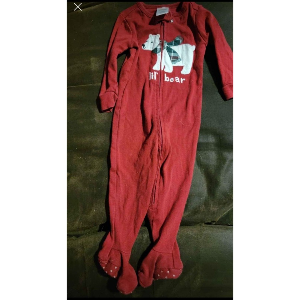 Gymboree Christmas pajamas little bear size 3 6‎ months
